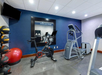 Keep up with your routine in the modern and convenient fitness facility.