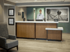 Front desk.