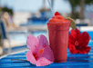 Refreshing smoothie at Hampton Inn Key West FL.  