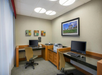 Business center at Hampton Inn Middletown, NY.