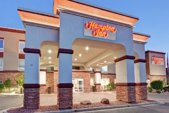 Hotel main entrance.