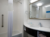 Bathroom at Hampton Inn Myrtle Beach West.