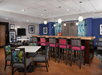 Breakfast area at Hampton Inn Niagara Falls.