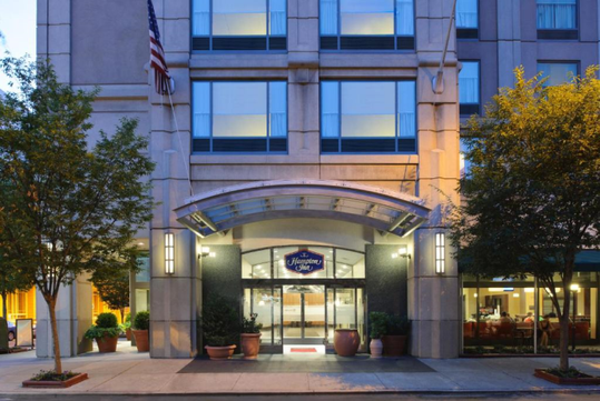 Exterior at Hampton Inn Philadelphia Center City-Convention Center, Philadelphia, PA.