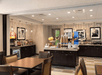 Breakfast area at Hampton Inn Philadelphia/Voorhees.