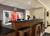 Front desk.