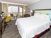1 King bed, work desk at Hampton Inn Saint Augustine Beach, FL.