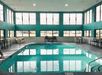 Indoor pool at Hampton Inn Sevierville, TN. 