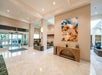 Hotel lobby.