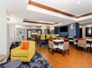 Lobby lounge area.