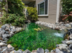 Pond at the hotel.