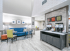 Lobby at Hampton Inn & Suites Glenarden, MD/Washington DC, MD.