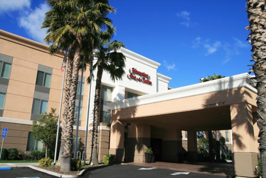 Hotel exterior.