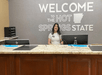 Front desk.