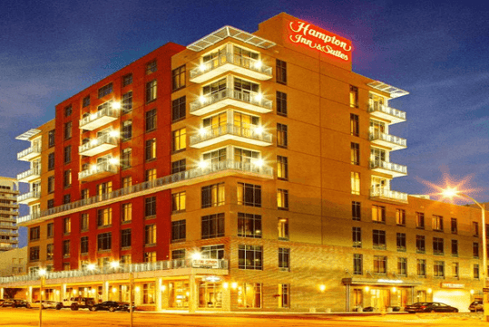 Hotel exterior.