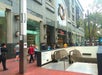 Powell Street with many tourists walking.
