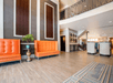 Hotel lobby.