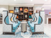 Lobby with ample seating.
