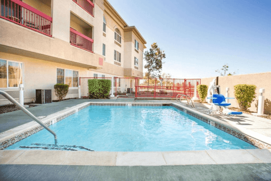 Outdoor pool.