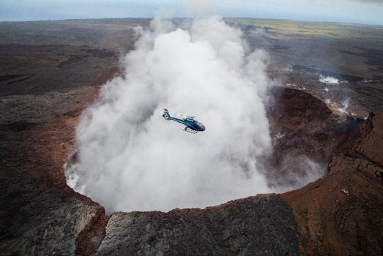 KapohoKine Adventures Heli Zippin' Volcano from Hilo + Kona