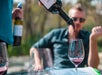 Pouring wine during the Hill Country BBQ & Wine Tour
