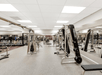 Fitness facility with weights and other equipment.