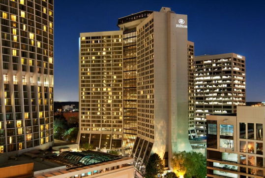 Exterior at Hilton Atlanta, GA.