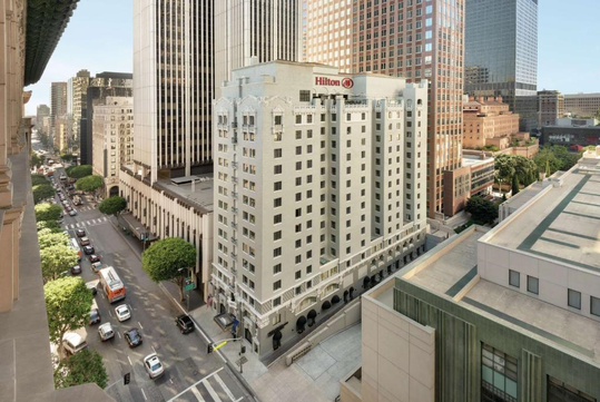 Hotel exterior.
