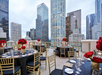 Host a perfect event with an alluring view of the city at the rooftop terrace.