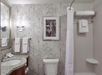 Private bathroom at Hilton Garden Inn Atlanta Midtown, GA.