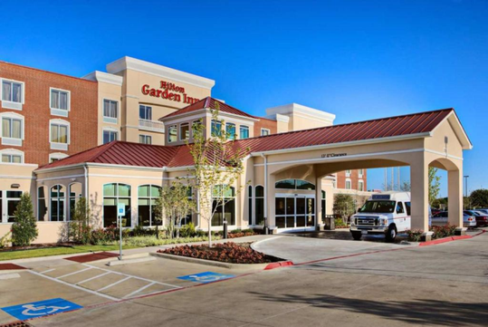Main entrance to the hotel.