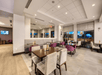 Restaurant's dining area.