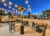 Outside seating area.