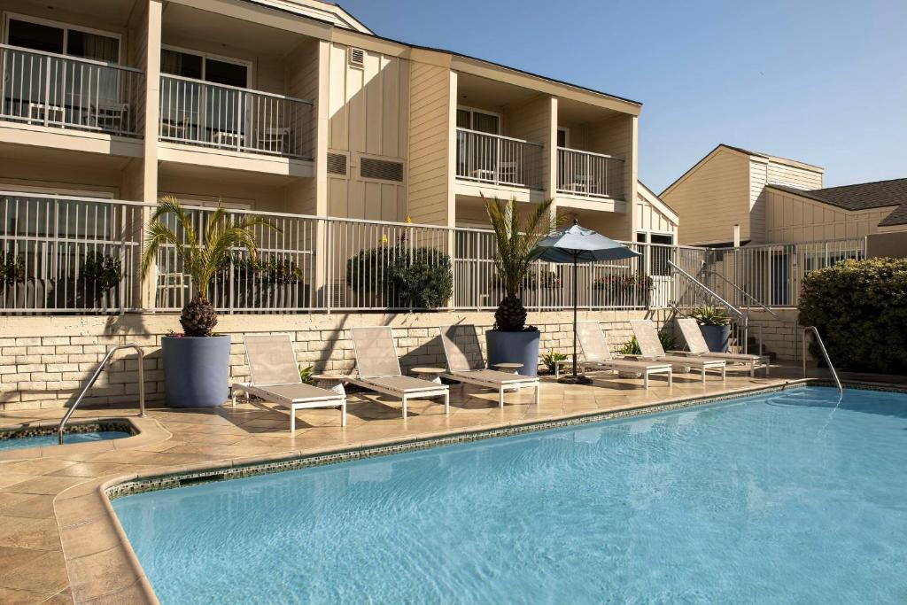 Relax and cool off in the outdoor pool.