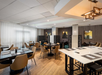 Dining seating area.