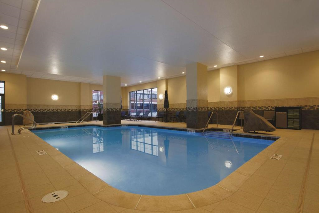 Take a dip in the indoor pool.