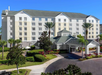 Exterior view of the hotel.