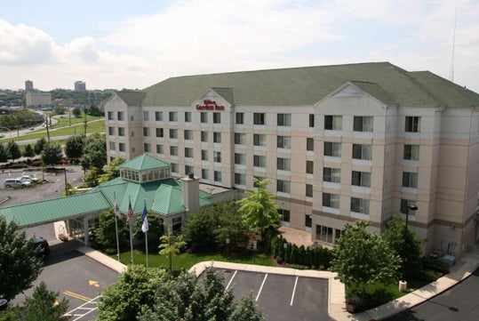 Exterior view of the hotel.