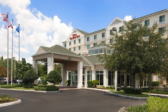 Exterior view of Hilton Garden Inn Tampa North.
