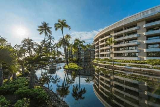 Exterior view of the resort.