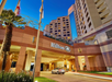 Hotel entrance.