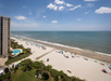 Beach View at Hilton Myrtle Beach Resort.