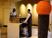 Front desk.