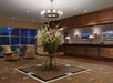 A spacious reception area.