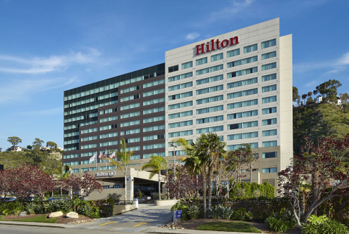 Hotel exterior during the day.