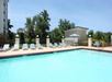 Outdoor pool at Holiday Inn Asheville Biltmore, NC. 
