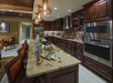 A full kitchen inside a villa.