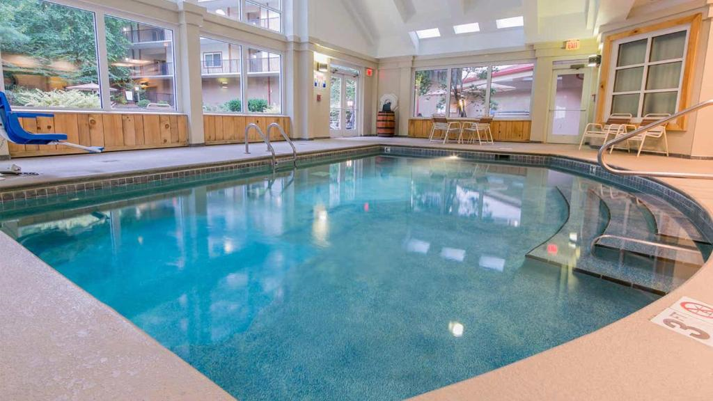 Have a swim at the hotel's indoor pool.