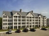 Exterior view and parking lot at Holiday Hills Resort Branson, MO.