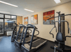 Fitness facility with different equipment.